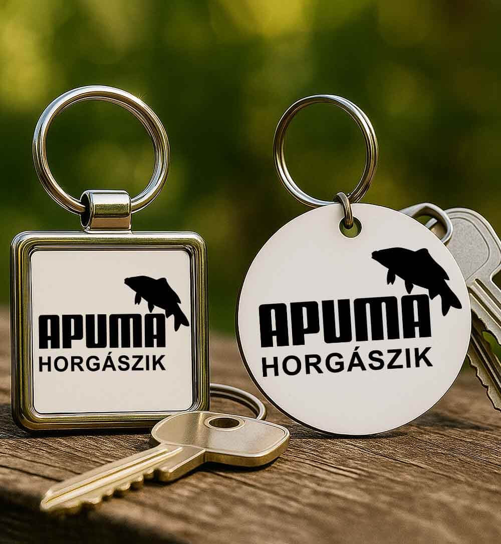Kulcstartó APUMA horgászik