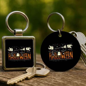 Boszorkányos Halloween – Kulcstartó