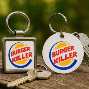 Burger killer – Kulcstartó
