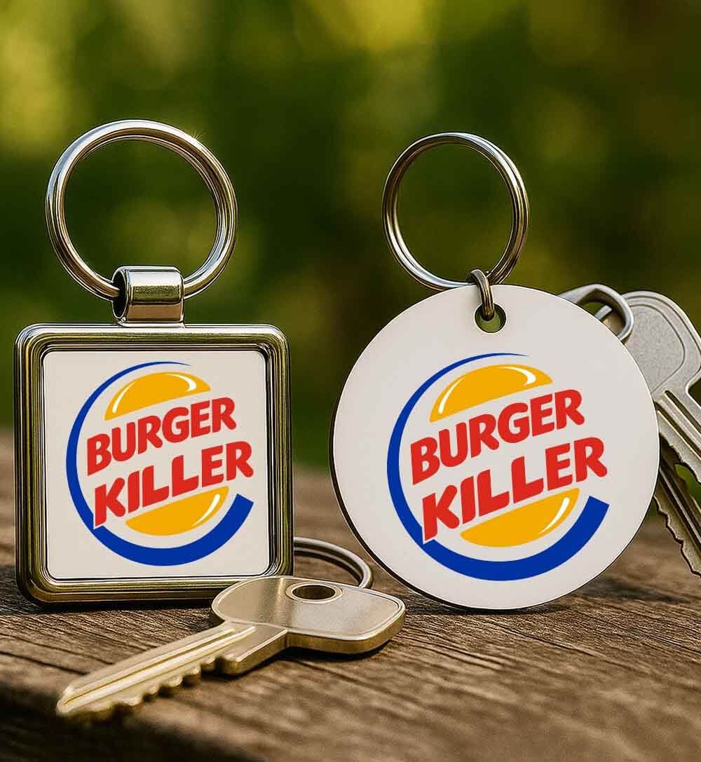 Kulcstartó Burger killer