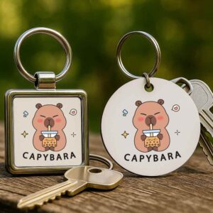 Capybara kávé – Kulcstartó