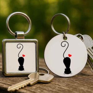 Cat love – Kulcstartó