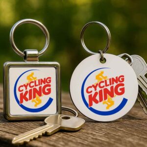 Cycling king – Kulcstartó