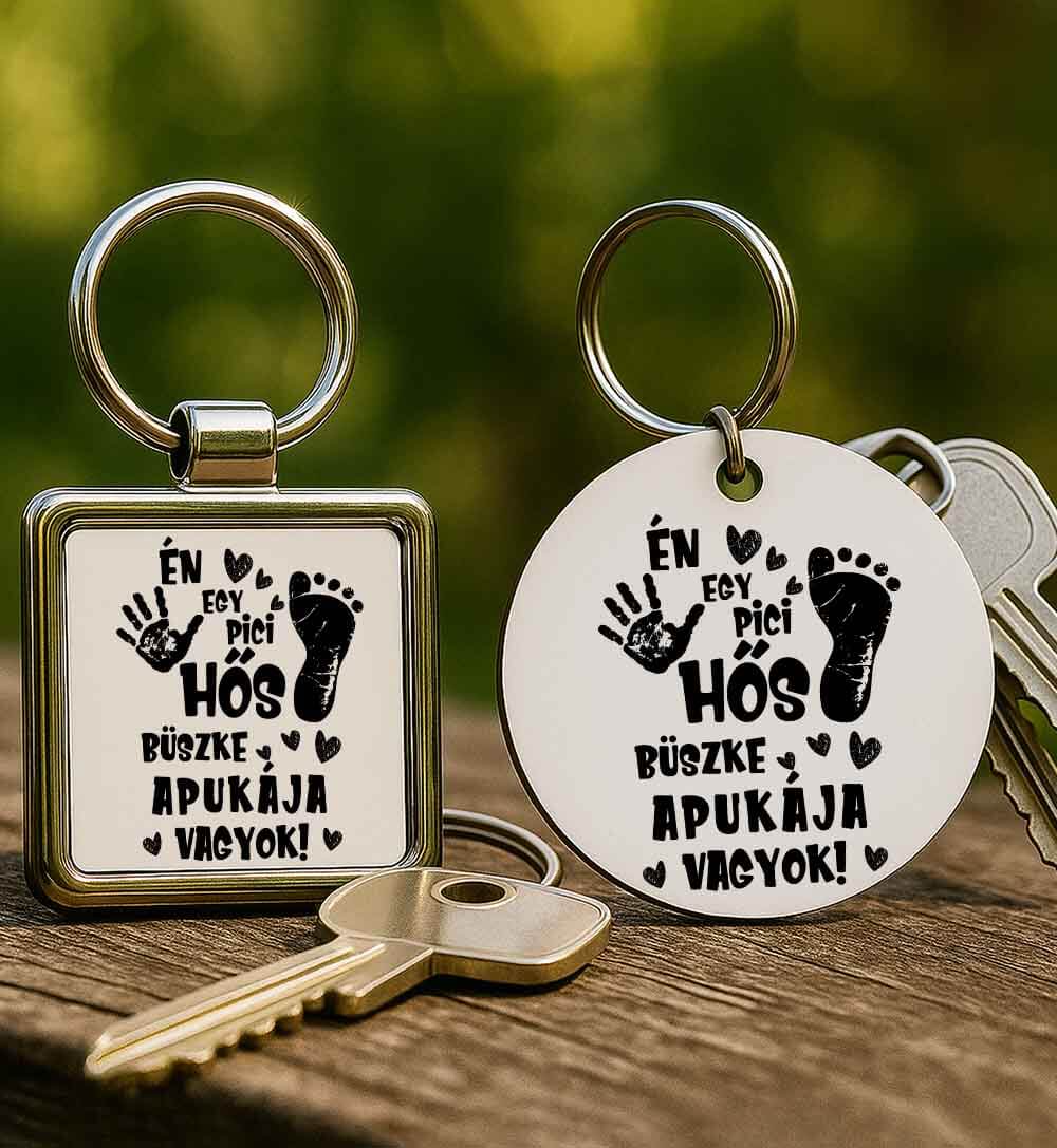 Kulcstartó Egy PICi hős apukája