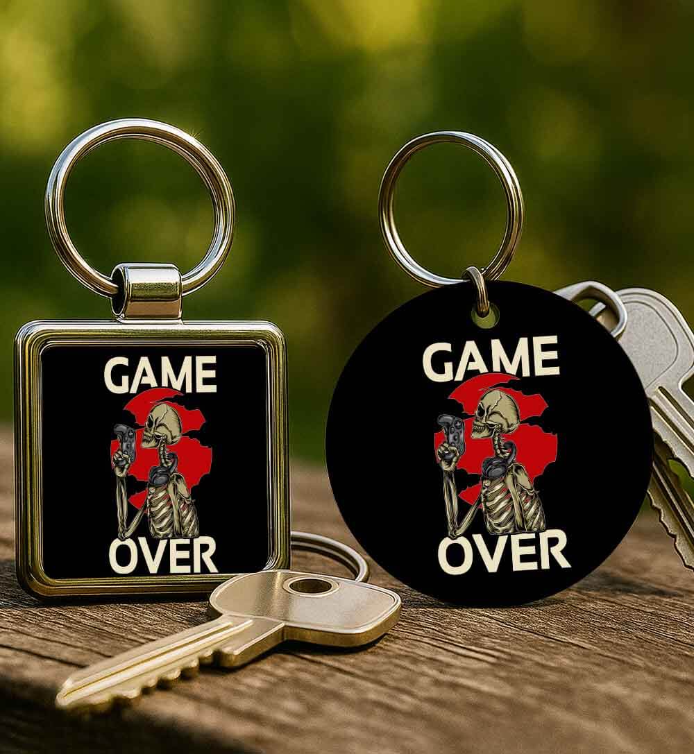 Kulcstartó Game over Gamer