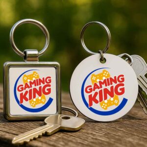 Gaming king – Kulcstartó