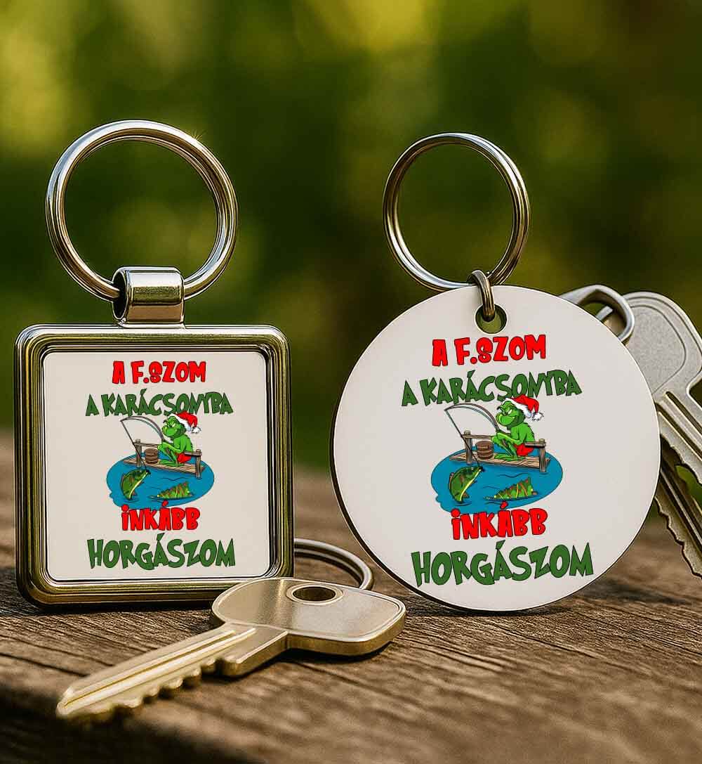 Kulcsartó Grincs Inkább horgászom