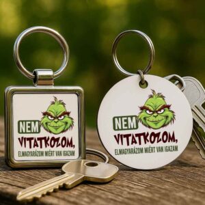 Grincs Nem vitatkozom elmagyarázom – Kulcstartó