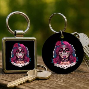 Halloween Dia de los muertos – Kulcstartó