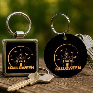 Halloween kastély – Kulcstartó