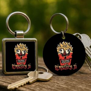 Halloween sültkrumpli – Kulcstartó