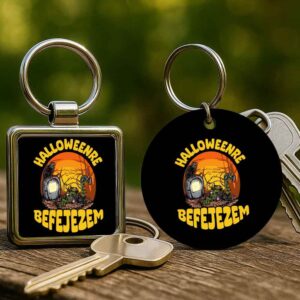 Halloweenre befejezem Gamer – Kulcstartó