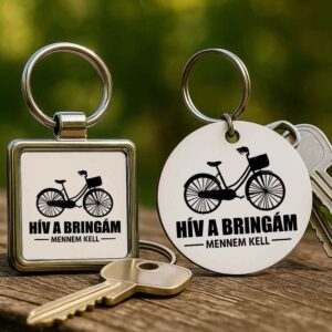 Hív a bringám – Kulcstartó