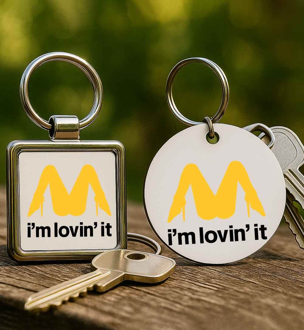 Kulcstartó I am lovin it