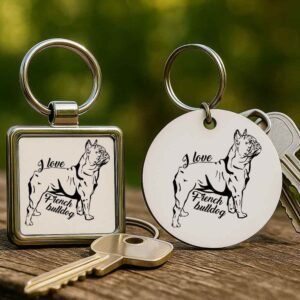 I love french bulldog francia bulldog – Kulcstartó