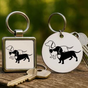 I love Tacskó – Kulcstartó