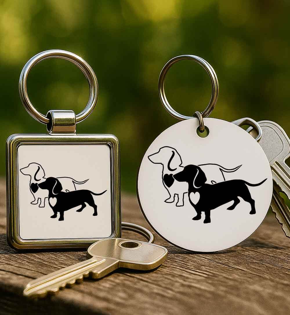 Kulcstartó I love Tacskó