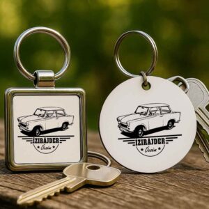 Ízirájder öcsém Trabant – Kulcstartó