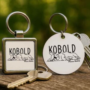 Kobold francia bulldog – Kulcstartó