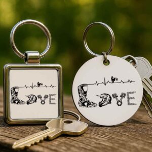 Love motocross – Kulcstartó