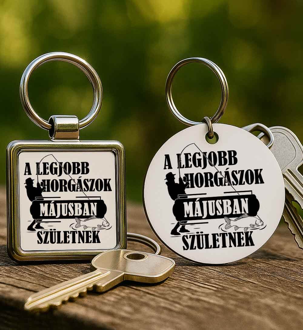 Kulcstartó Májusi horgászok