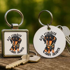 Makacs tacskó – Kulcstartó