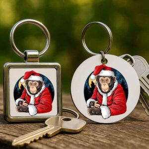 Mikulás majom – Kulcstartó