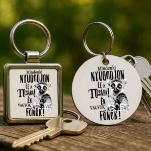 Mindenki nyugodjon le főnök – Kulcstartó