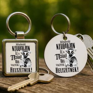 Mindenki nyugodjon le ura vagyok a helyzetnek – Kulcstartó