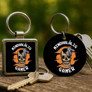 Mindhalálig gamer – Kulcstartó