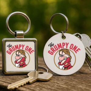 Morgó Grumpy Hófehérke – Kulcstartó