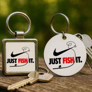 Nike horgász – Kulcstartó