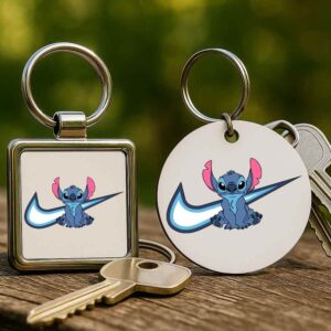 Nike Stitch kék – Kulcstartó