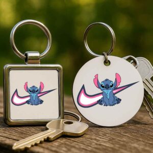 Nike Stitch rózsaszín – Kulcstartó