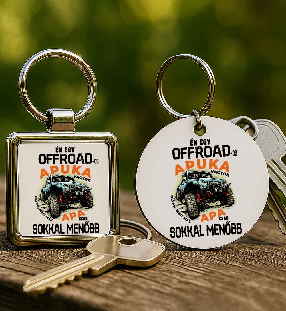 Kulcstartó Offroados apuka