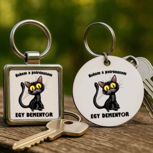 Patrónus cica – Kulcstartó