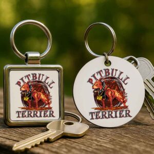 Pitbull terrier – Kulcstartó