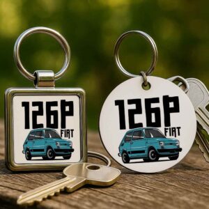 Polski Fiat 126P – Kulcstartó