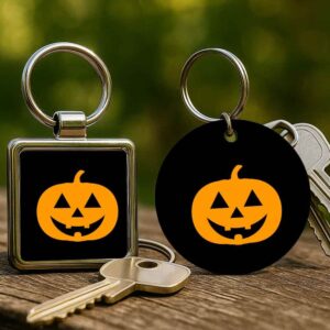 Ragyogó tökfej – Kulcstartó