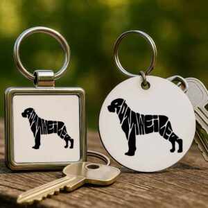 Rottweiler – Kulcstartó