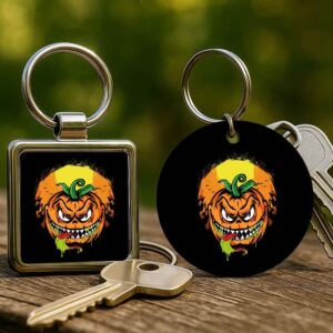 Szörnyeteg tök Halloween – Kulcstartó