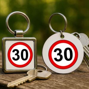 Születésnap 30 éves tábla – Kulcstartó