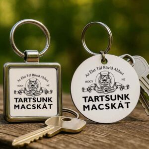 Tartsunk macskát – Kulcstartó