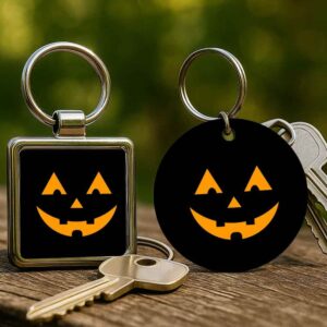 Vigyorgó tökfej – Kulcstartó