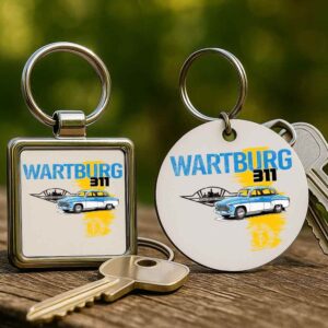 Wartburg 353 kocka – Kulcstartó