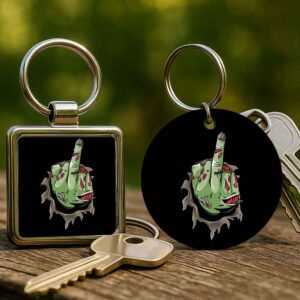 Zombi Fuck off – Kulcstartó