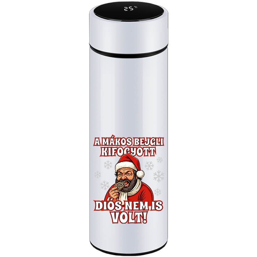 Okos kulacs Bud Spencer bejgli Karácsony fehér