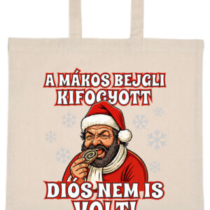 Bud Spencer bejgli Karácsony – hosszú vagy rövid fülű vászontáska