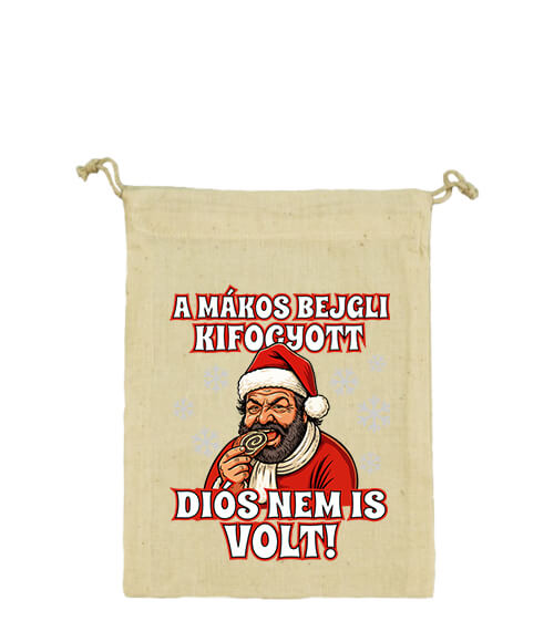 Vászonzacskó Bud Spencer bejgli Karácsony natúr