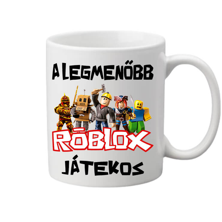 Bögre A legmenőbb Roblox játékos fehér